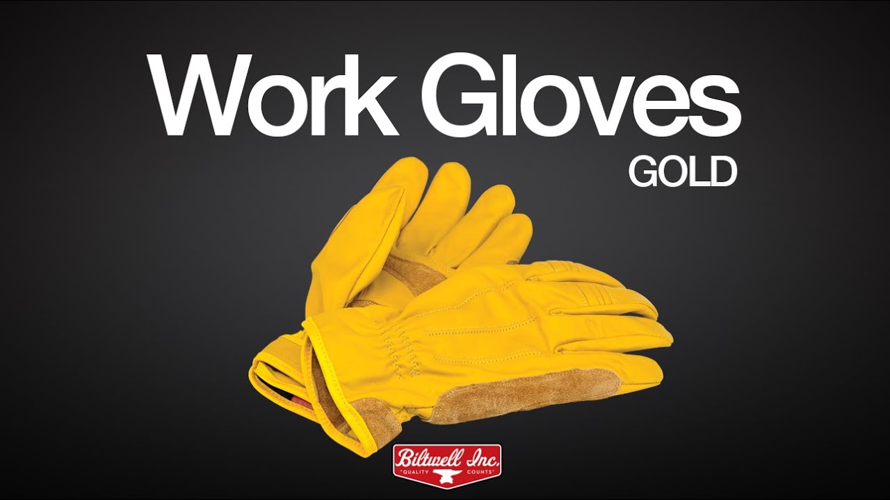 Biltwell Work Gloves 2.0 - Gold