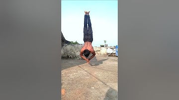 Handstand clap push up tutorial | #wholeworkout #shortsviral #shorts #video #gym #calisthenics