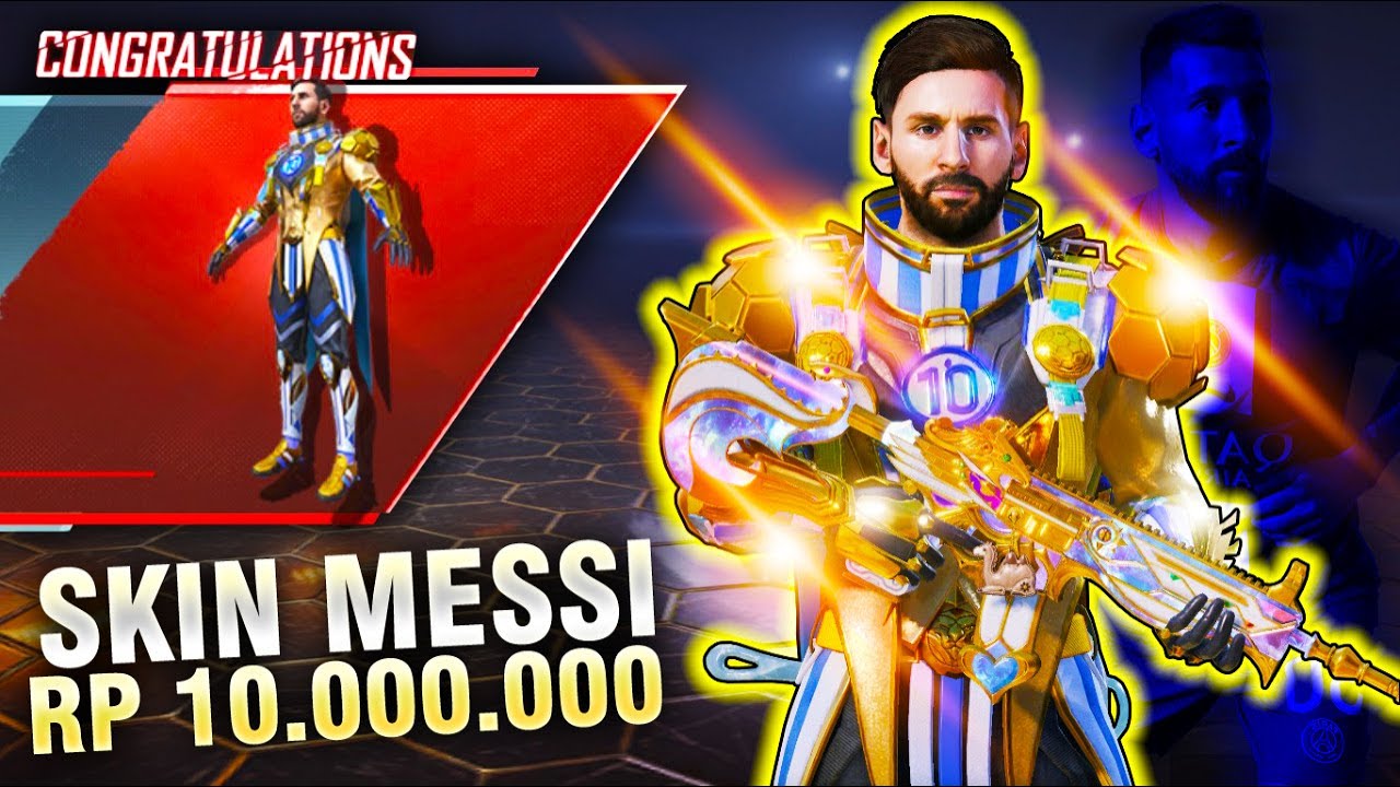 SAYA TOP UP RP 10.000.000 BELI SKIN MESSI! KEREN BANGET! – PUBG MOBILE