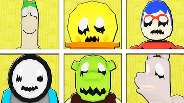 I UNLOCKED ALL 6 NEW ESCAPE BACKROOMS MORPHS ! ROBLOX (NEW SHREK MORPH )