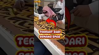 Proses Pembuatan kiswah Ka'bah.#shorts