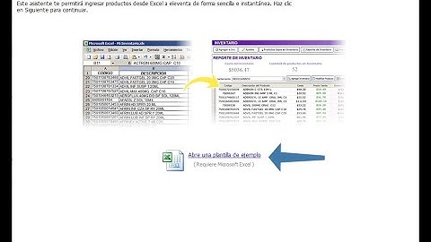 Como importar  inventarios en eleventa® Punto de Venta Abarrotes desde exel