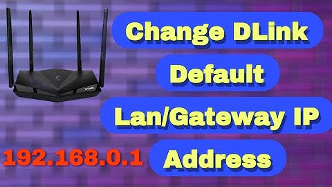 No One Can Enter You Router Login Page. Change D-Link Default Lan/Gateway IP Address (192.168.0.1).