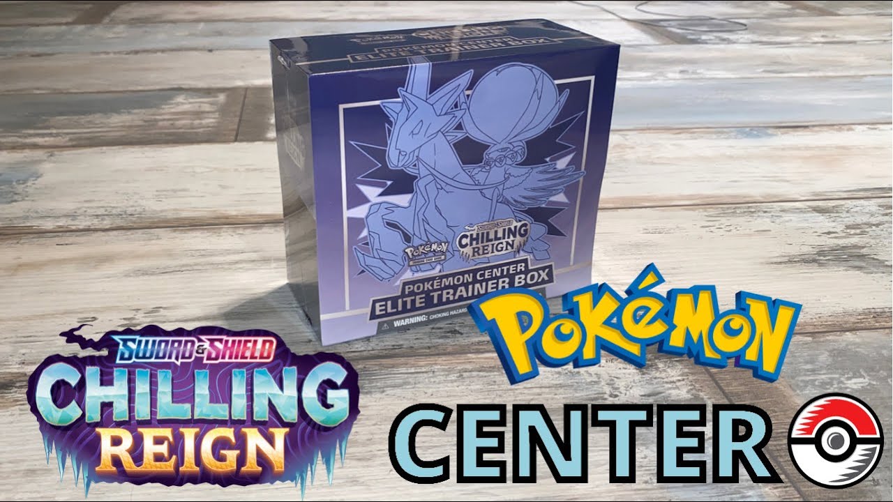 Unboxing an Exclusive Pokémon Center Chilling Reign Error ETB! Ice Rider Calyrex ETB 