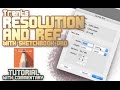 What resolution to use + importing ref images (Sketchbook Pro beginner tutorial)