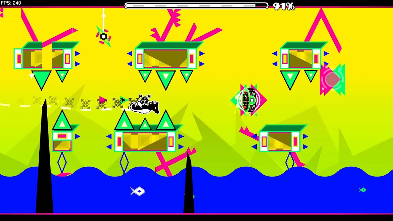 (Extreme Demon) FISH FISH GODMODE by whoiskeve 100% | Geometry Dash ...