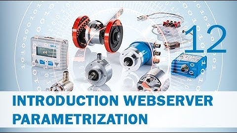 Additional Encoder Functions Part (12/14) Introduction Webserver parametrization | SICK AG