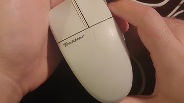 Microsoft Trekker mouse - Two-buttons PS/2 ball mouse on (relatively) modern PC