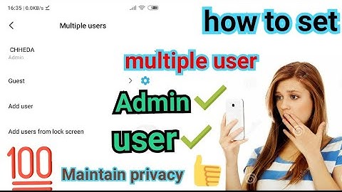 🔴Mi multiple user setting redmi multiple user admin and user xiaomi second space tricks tips android