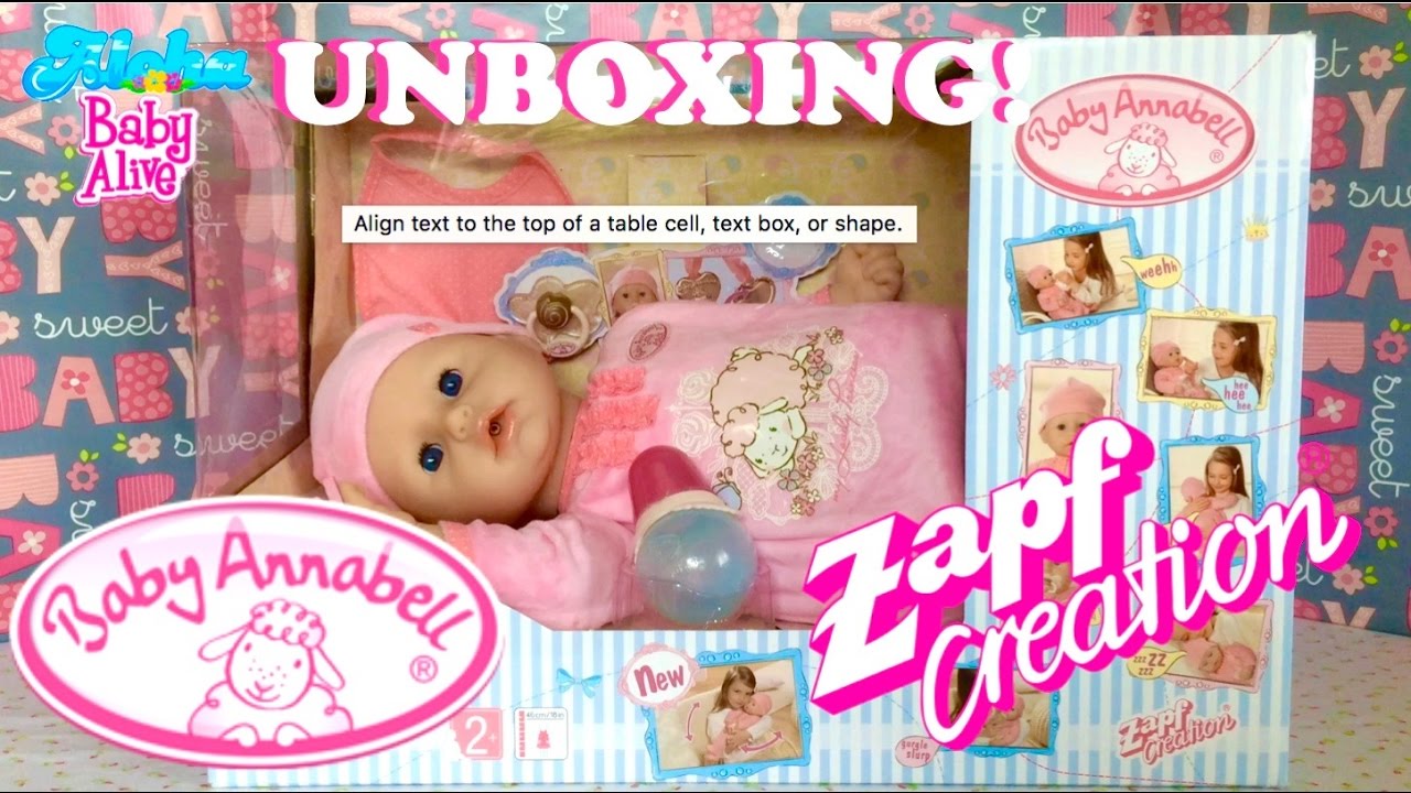 Zapf Creation  Baby Annabell Doll 