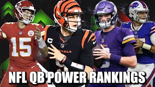 NFL QB Power Rankings (The Most Accurate NFL QB Power Rankings in The Universe)