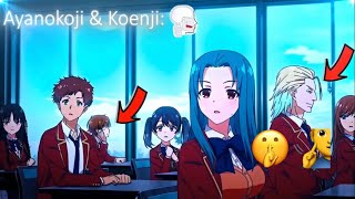 They Are MEWING! - Ayanokoji And Koenji - Classroom Of The Elite Season 3 Resimi