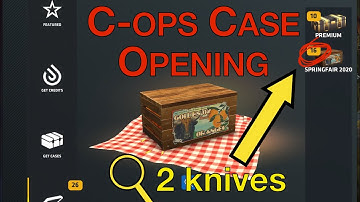 C-ops Case opening #1 | 2 knives !!! | Critical ops