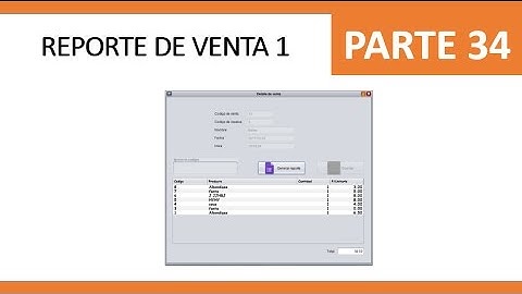 Sistema de reserva para restaurante en Java y MySQL Parte 34 - REPORTE DE VENTA 1