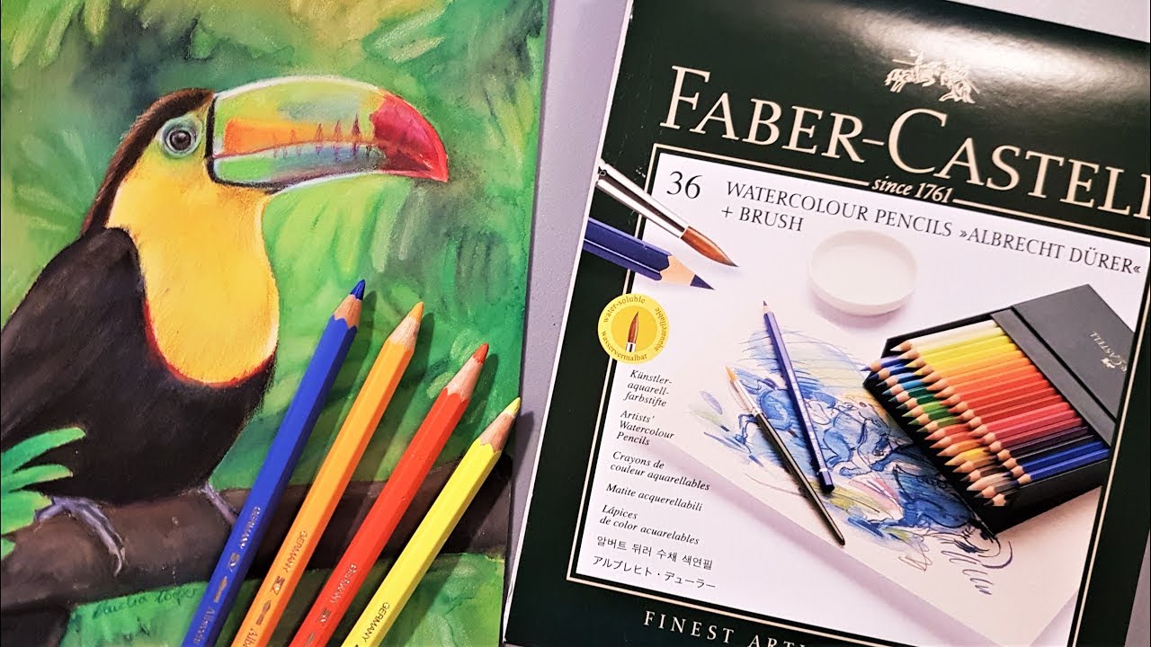 Faber-Castell Albrecht Dürer Watercolour Pencil Review & Demo