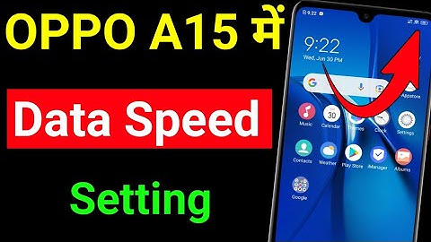 how to show net speed in oppo a15 | oppo a15 me net speed show kaise kare/oppo a15 net speed setting