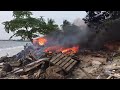 Destruction des btisses sur la plage daca