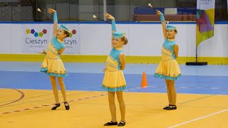 Mażoretki GRACJA - Stara Wieś | duo-trio  BATON CADETS Majorettes / Cieszyn 2023