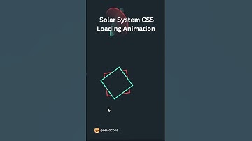 Solar System CSS Loading Animation || #animation #css #loading #coding #softwareengineer