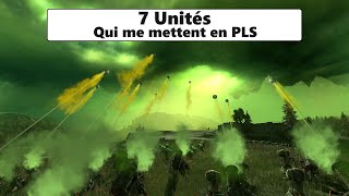 7 unités qui me mettent en PLS