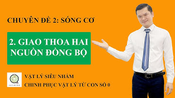 2. Giao thoa hai nguồn động bộ - Thầy Trần Quý| Giao thoa sóng| Vật Lý Siêu Nhẩm