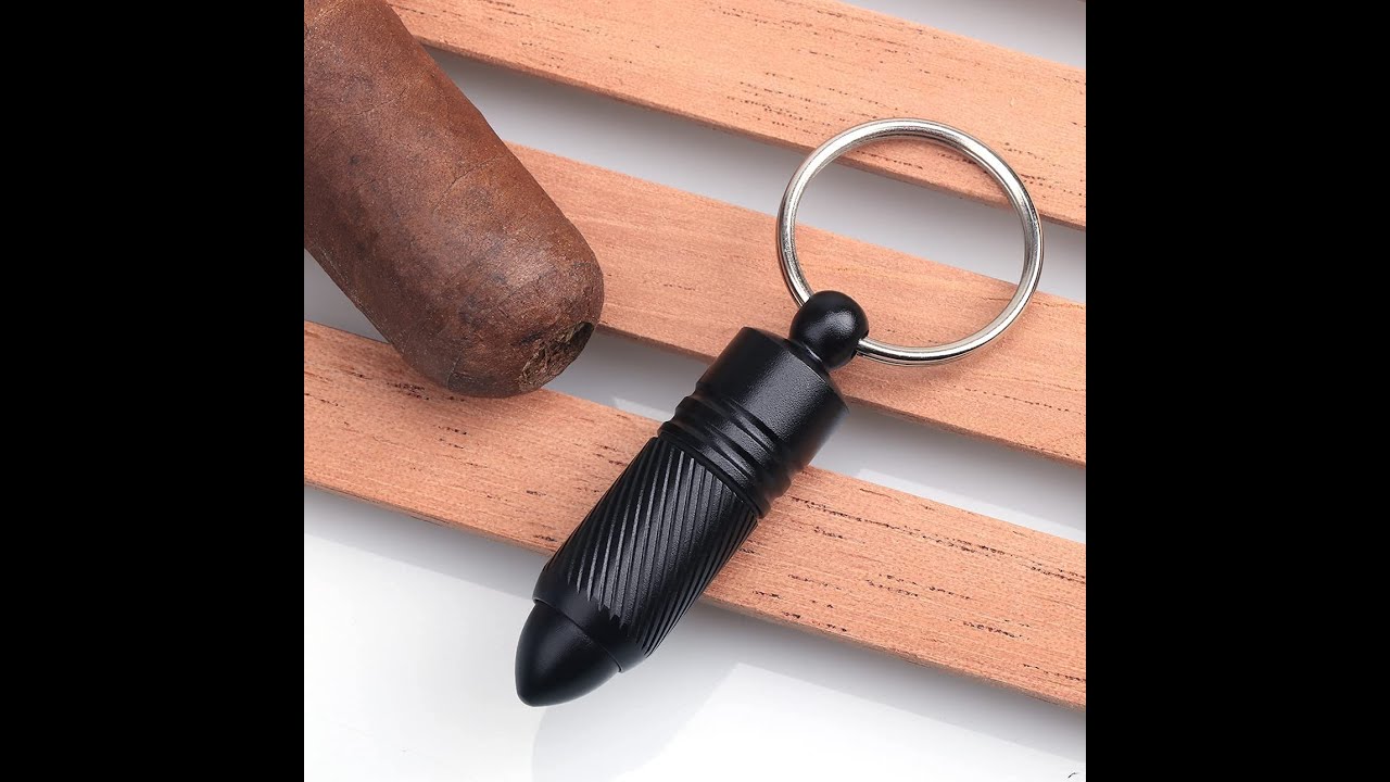 XIFEI Cigar Cutter V-Cut Guillotine Stainless Steel Scissors Cigars  Clippers Sharp Blade Built-in Cigar Punch Ergonomic Design Perfect Cigar  Accessory