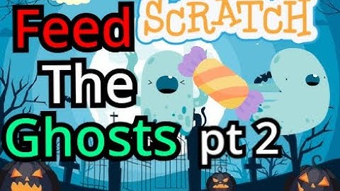 Scratch Tutorial | Feed The Ghosts Game | Part 1 | How to make a Halloween game on scratch