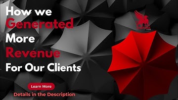 How we generated more revenue for our clients.