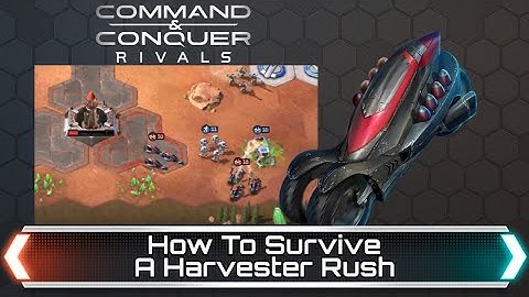 How to Survive a Harvester Rush! - Acting On Instinct | Command and Conquer Rivals