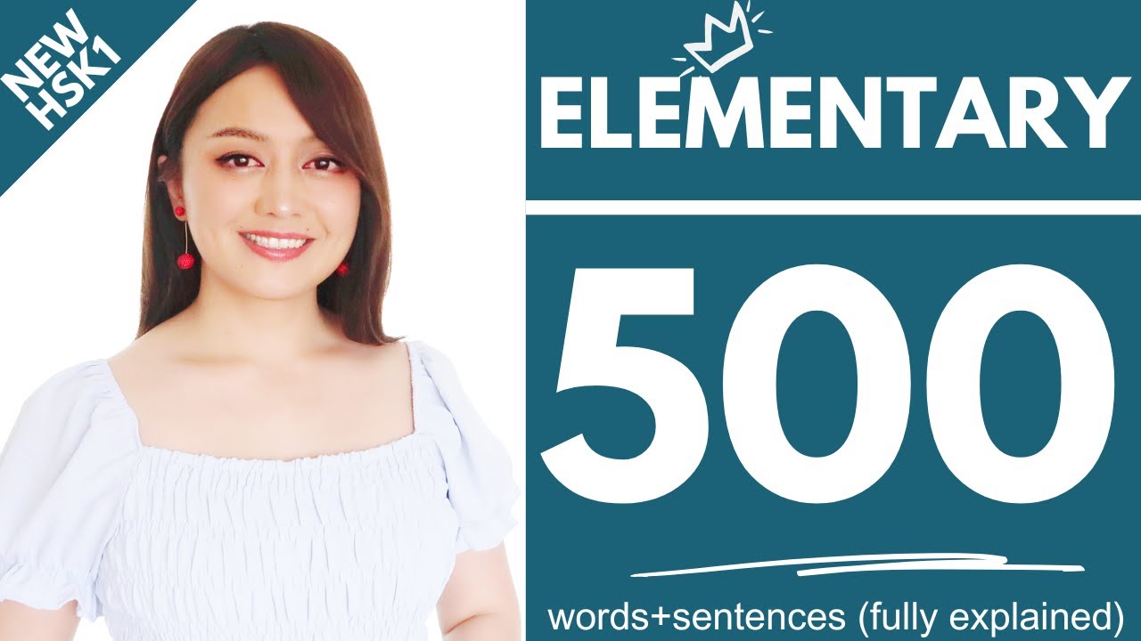 HSK 3.0 - Level 1(New Curriculum) Elementary Chinese 500 Words + 500 Sentences + Grammar (EP3βEP7)