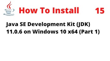 How to Install JDK 11.0.6 on Windows 10 x64