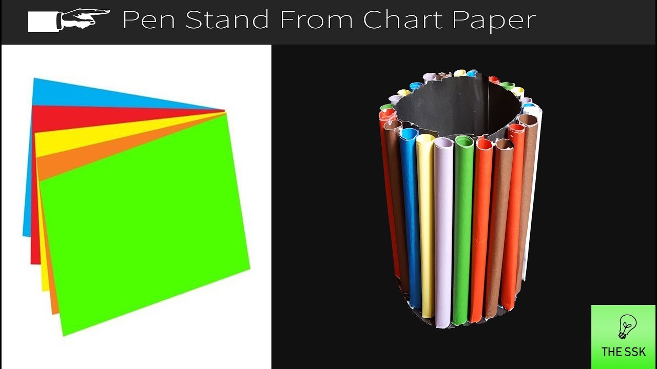 Diy Chart Paper Stand