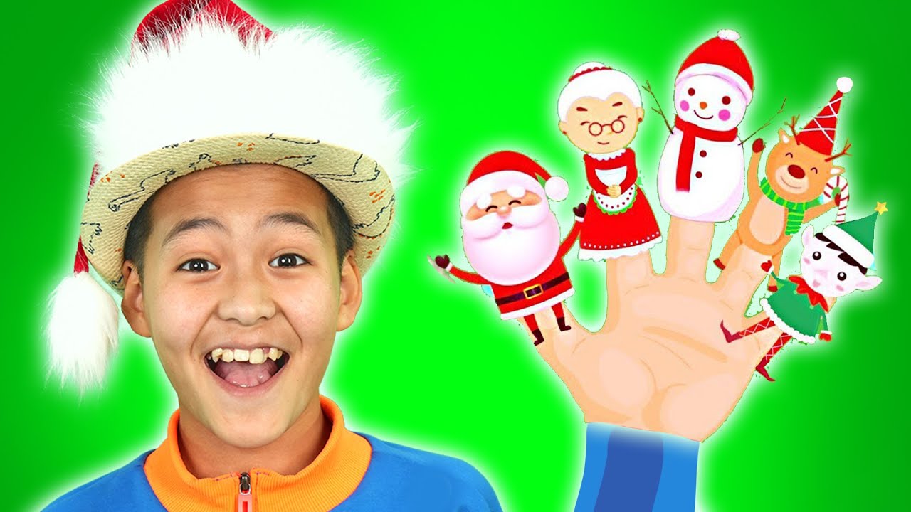 Christmas Finger Family Song | Christmas Nursery Rhymes for Kids ...