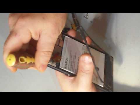 Sony Ericsson Xperia Smartphone Locking the touch screen repair step by step