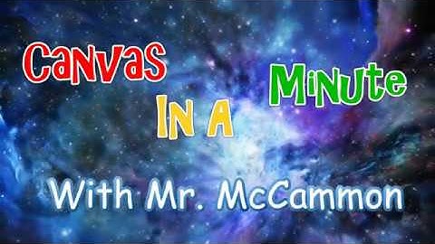 CANVAS in About a Minute (Episode 3) - Video Conferencing