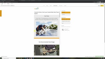 PVprosell Demo: Customisable Proposal Editor for OpenSolar