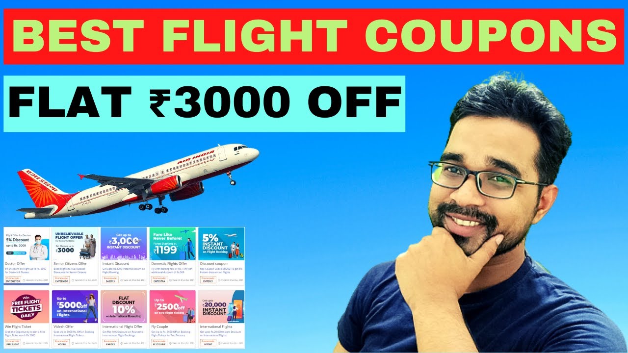 How to Get Flight Coupon/Promo Code - Latest Easemytrip Coupon Code 2021 - Flight Coupons