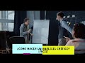 ¿Cómo hacer un análisis crítico ¡Fácil!