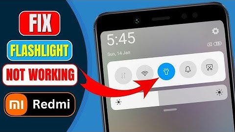 Redmi Flashlight Not Working | Mi Torch Problem | How To Fix Flashlight