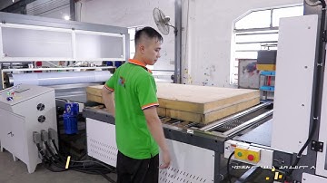 NG-001 Automatic Foam Mattress Gluing and Pasting Line