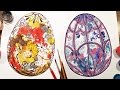 Decorative Eggs | Monoprint-Monotype | Gouache | IOTN - Speed Painting