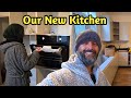 Hamare new kitchen ka kaam shuru ho gaya  fitting new kitchen