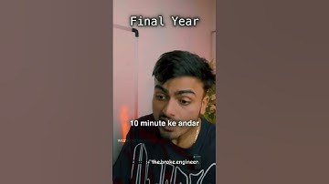 First Year vs Final Year Students 🎓 | Every College Student Can Relate! 😂 #shorts"