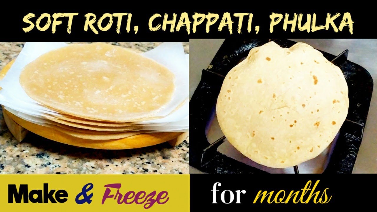 Make \U0026 Freeze-Soft Roti, Chappati, Phulka For Months | Ramadan Time Saving Tip |Homemade Frozen Roti