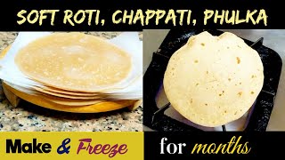 Make & Freeze-Soft Roti, Chappati, Phulka for months | Ramadan Time Saving Tip |Homemade Frozen Roti screenshot 5