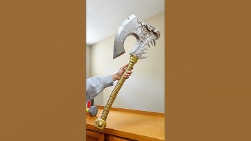 3D Printed Cosplay Axe ⚔️ By @cl3d_printing