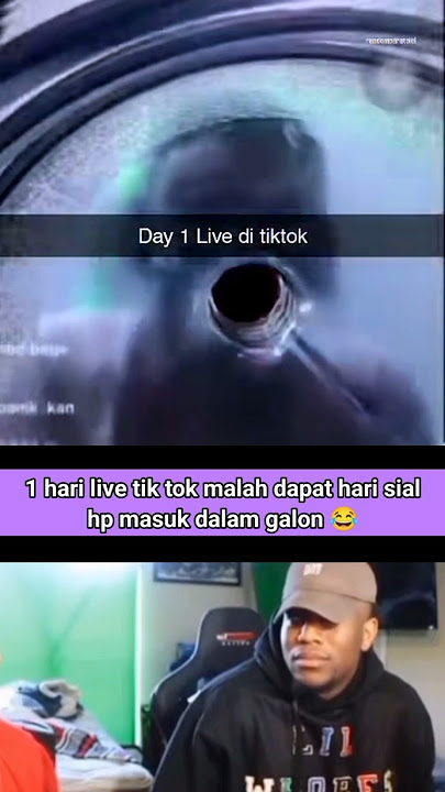 1 hari live Tiktok dapat hari sial Hp masuk dalam galon 😂 #trending #lucu #shorts #hiburan #memes