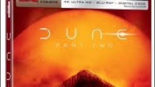 Dune part 2 Blu ray and DVD release date confirmed
