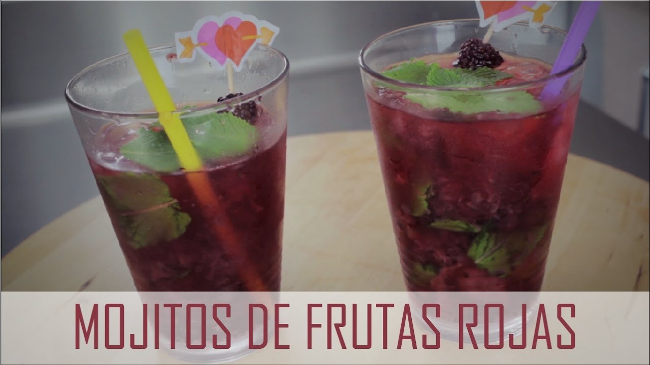 como hacer mojito de frutos rojos como hacer mojito de frutos rojos