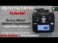 OpenTx Companion Tutorial • Weight Diff Offset Expo • Every Mixer Option Explained • [Intermediate]